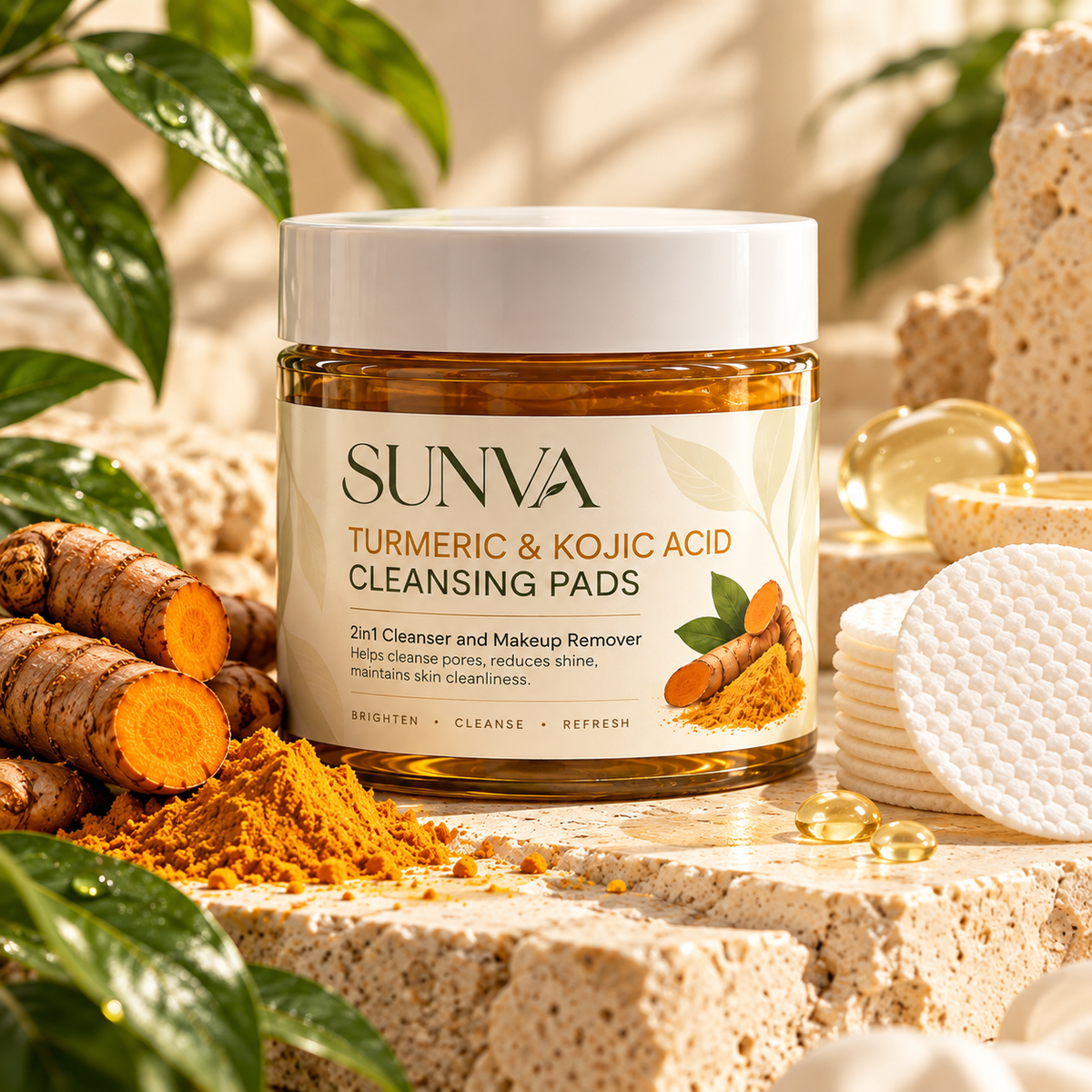 SUNVA™ Turmeric Cleansing Pads
